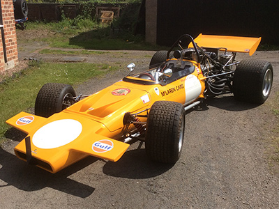 Dave Roberts' McLaren M18 in April 2022. Copyright Dave Roberts 2022. Used with permission.